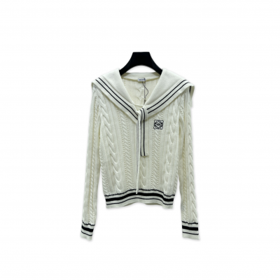 LOEWE SHAWL KNIT SWEATER